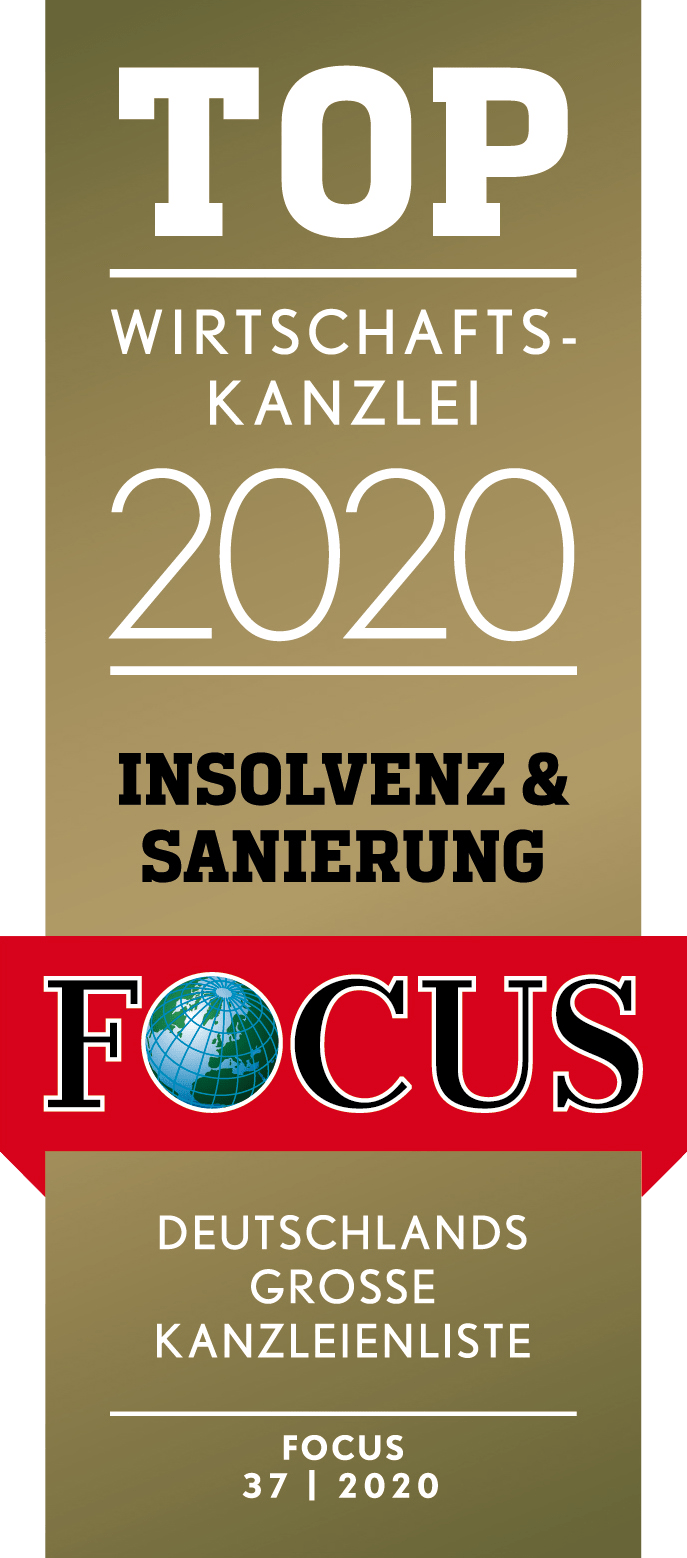 TOP Wirtschaftskanzlei 2020 Insolvenz & Sanierung